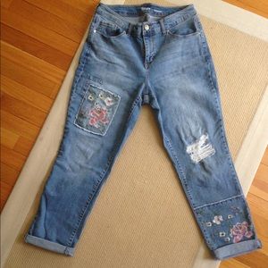 Embroidered jeans